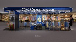 Design, manufacture and install stores: O Sportware Shop (The Mall Bang Kapi), Bangkok.